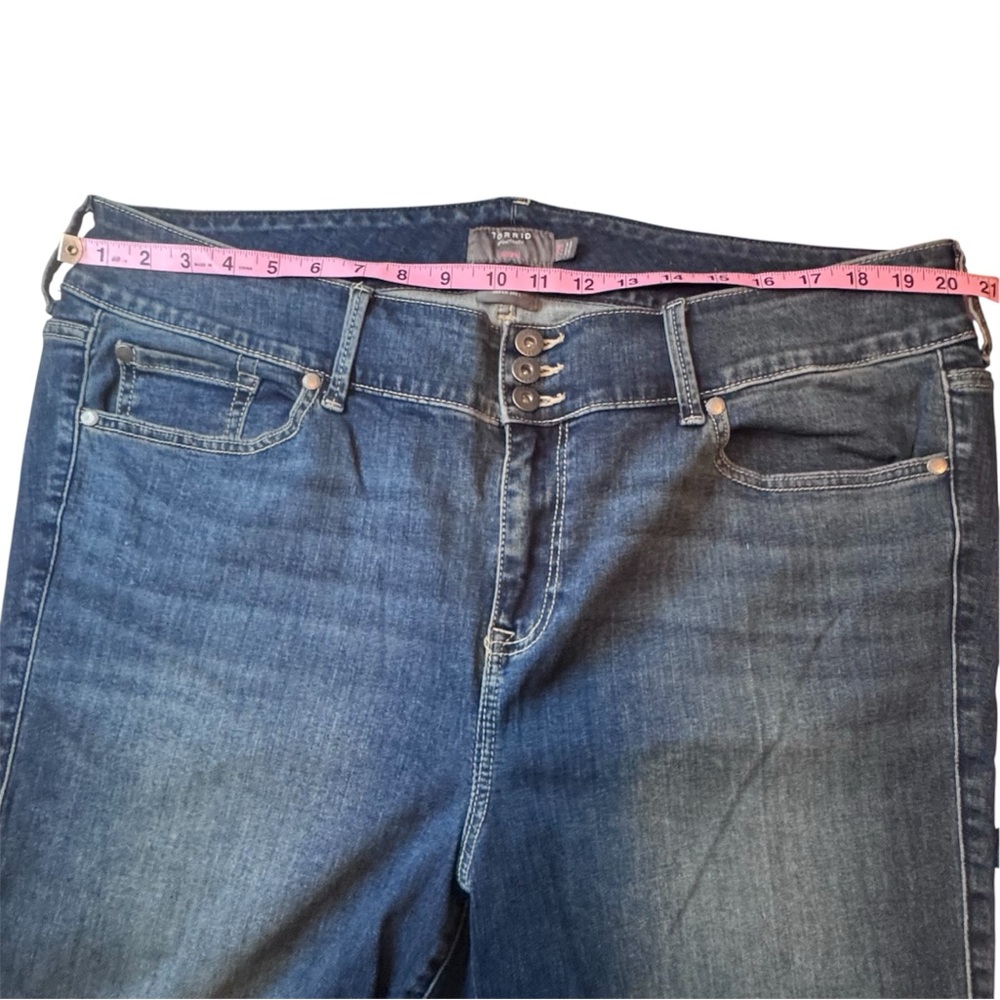 Torrid Jegging Jeans 22W Medium Wash Skinny Stretch Denim High Rise Super Soft - Picture 6 of 11